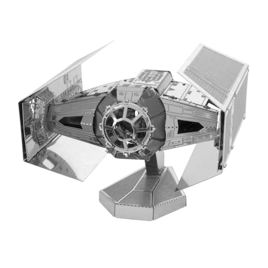 Metal Earth® Star Wars™ Darth Vade Tie Fighter™ 3D Metal Model Kit By Fascinations in Silver | 3" x 2.5" x 1" | Michaels®